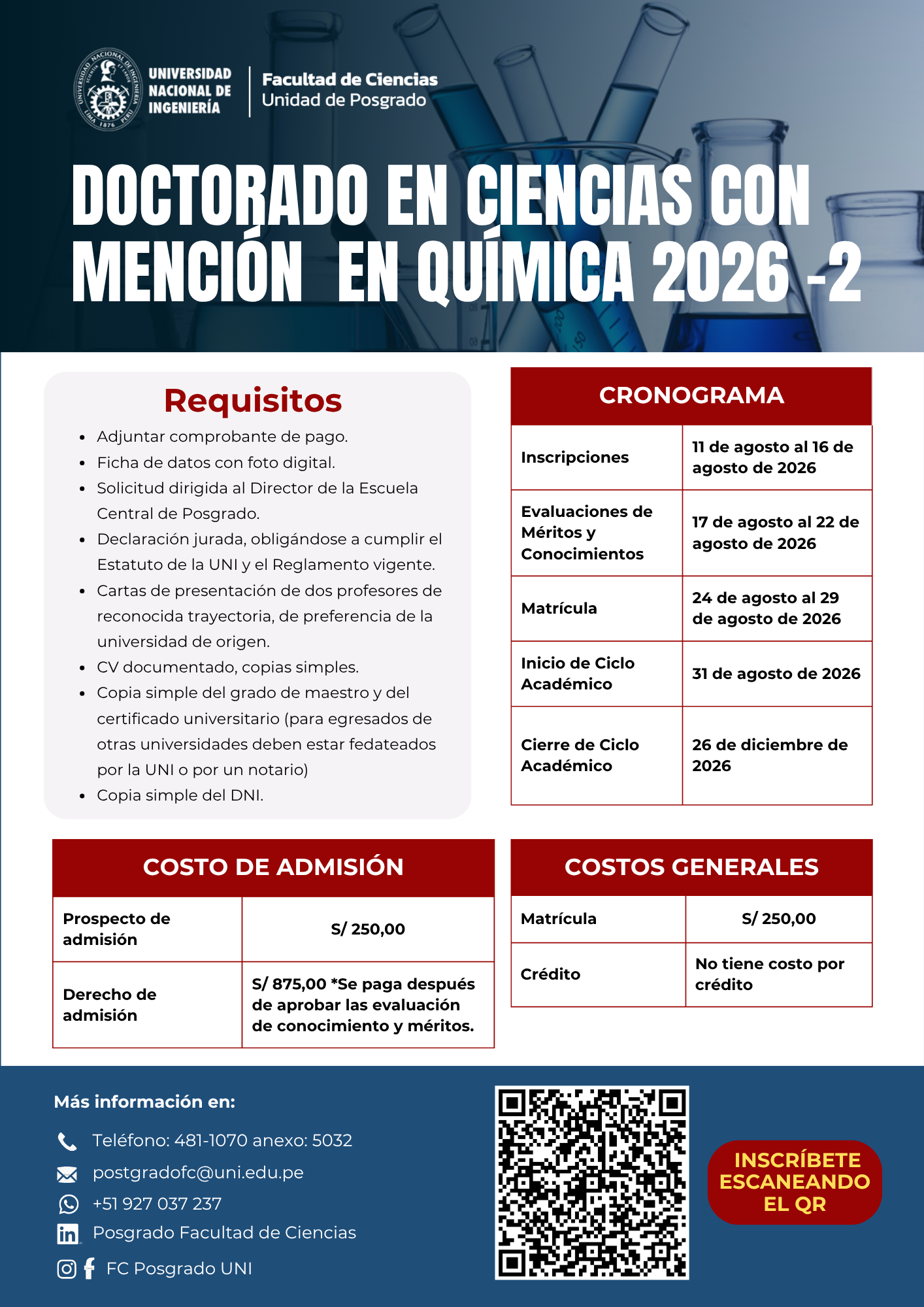 Doctorado QUÍMICA